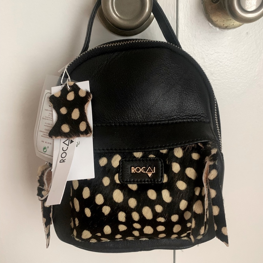 Rocai leather backpack